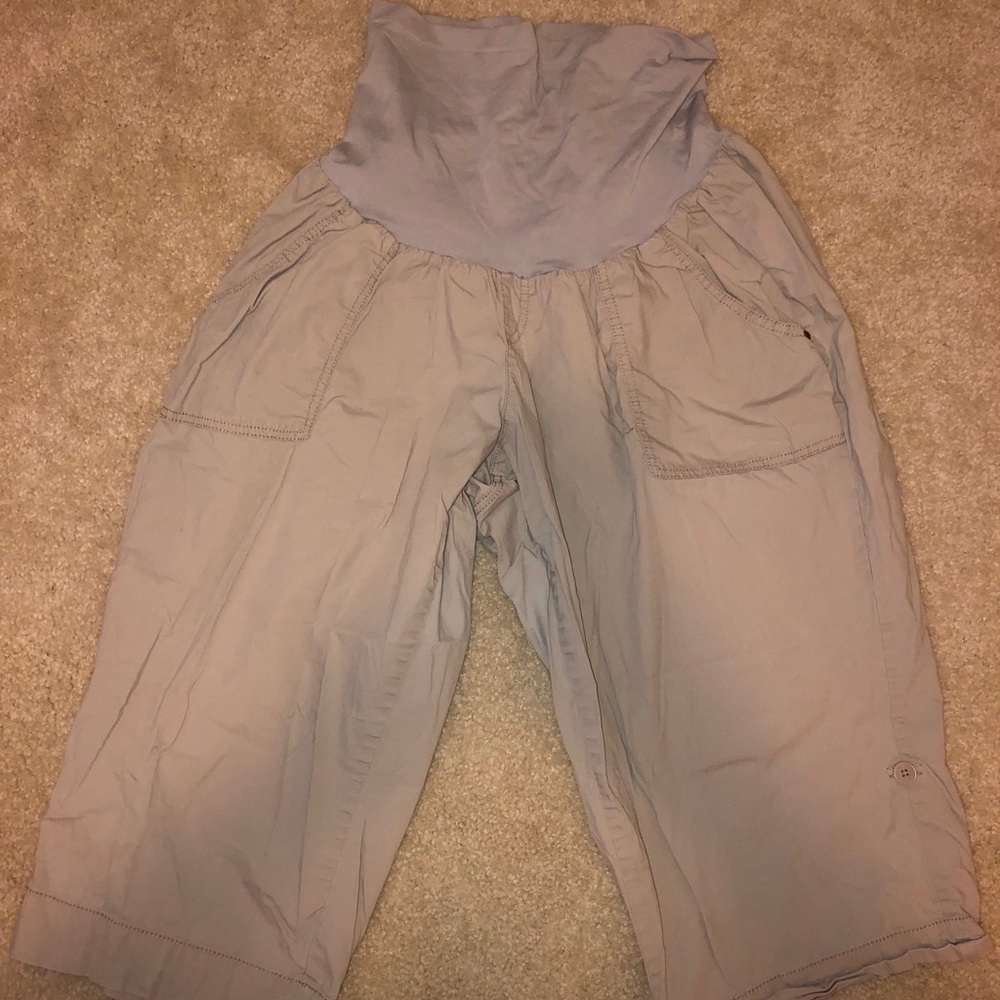 Plus size Maternity capri